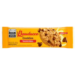 Biscoito BAUDUCCO Cookies Tradicional Pacote 60g