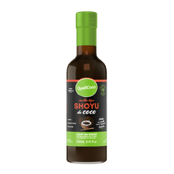 Molho Shoyu QUALICÔCO de Coco Vegano, sem Glúten e sem Lactose 250ml