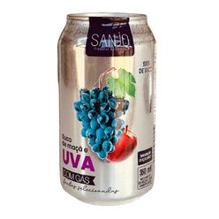 Suco SANJO Uva e Maçã com Gás Sem Açúcar 350ml