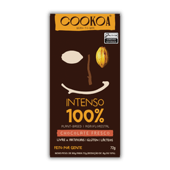 Chocolate COOKOA Intenso 100% sem Glúten e Lácteos 72g