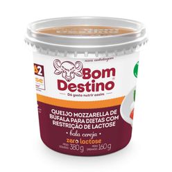 Queijo Mozzarela de Búfala BOM DESTINO 0% Lactose 160g