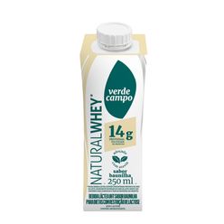 Shake Verde Campo Natural Whey Baunilha 250ml