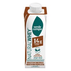 Shake Verde Campo Natural Whey Chocolate 250ml