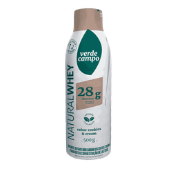 Iogurte VERDE CAMPO Natural Whey Coockies e Cream sem Lactose 500g