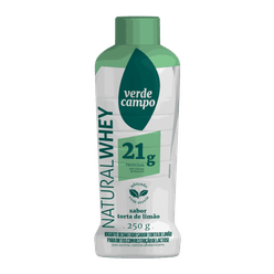 Iogurte VERDE CAMPO Natural Whey Torta de Limão 21 Gramas de Proteínas Zero Lactose, Zero Adição de Açucar 250g