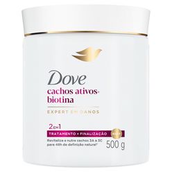 Mascara de Tratamento DOVE Cachos Ativos + Biotina 500g