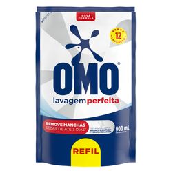 Lava Roupa Líquido OMO Lavagem Perfeita Refil 900ml