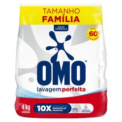Lava Roupa Em Pó OMO Lavagem Perfeita 4kg