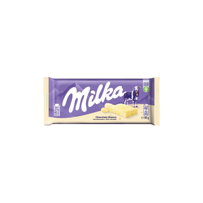4146587 CHOC MILKA WHITE                    100G