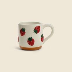 Caneca Morango Cerâmica 400ml - A\CASA