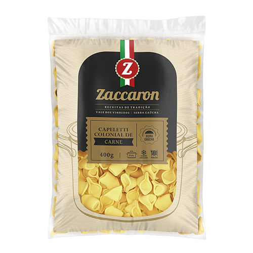 Capeletti ZACCARON Carne Colonial Congelado 400g