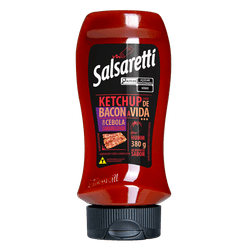 Ketchup SALSARETTI Bacon com Cebola Caramelizada 380g