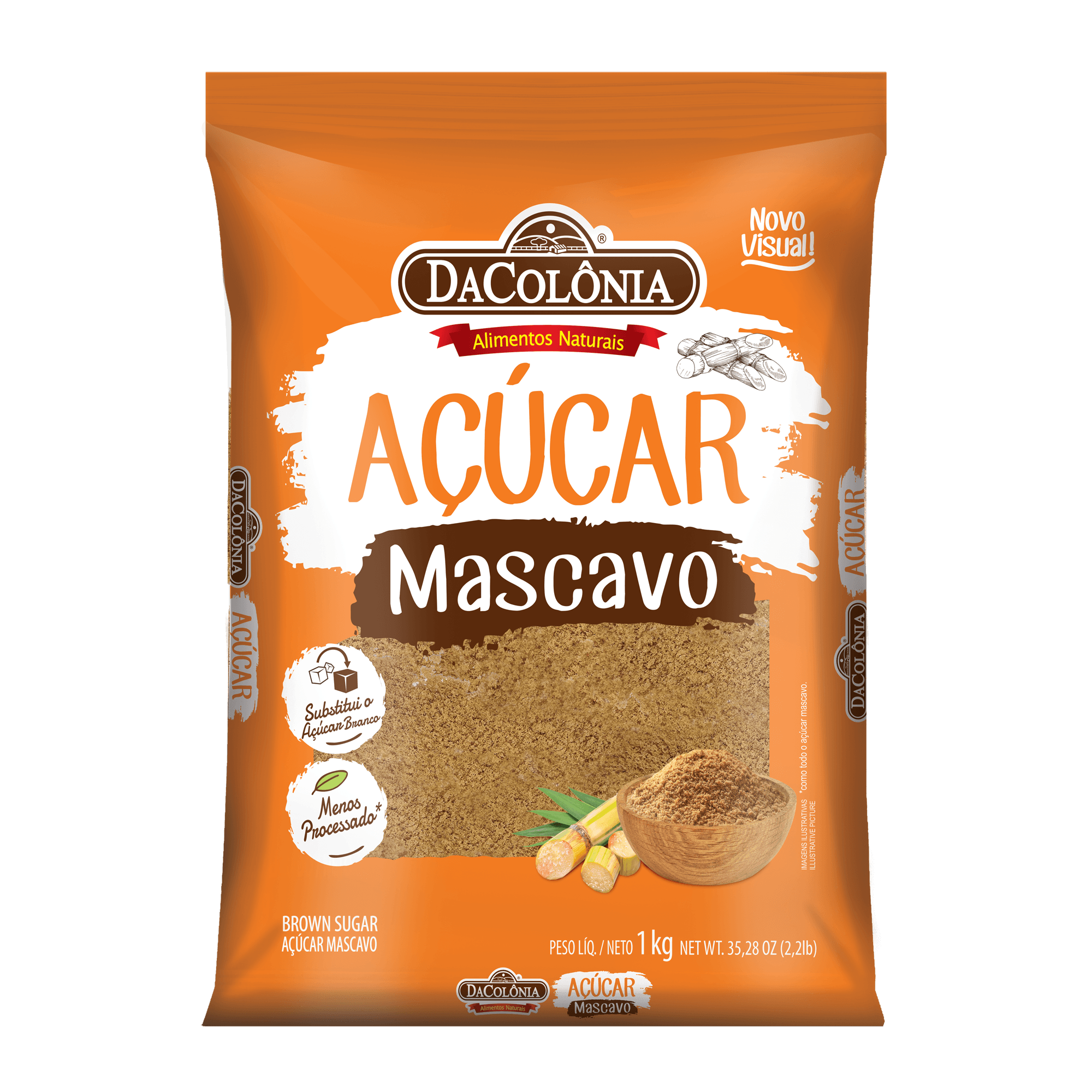 Açúcar Mascavo DA COLÔNIA 1kg