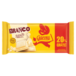 Chocolate GAROTO Branco 80g 20% Grátis