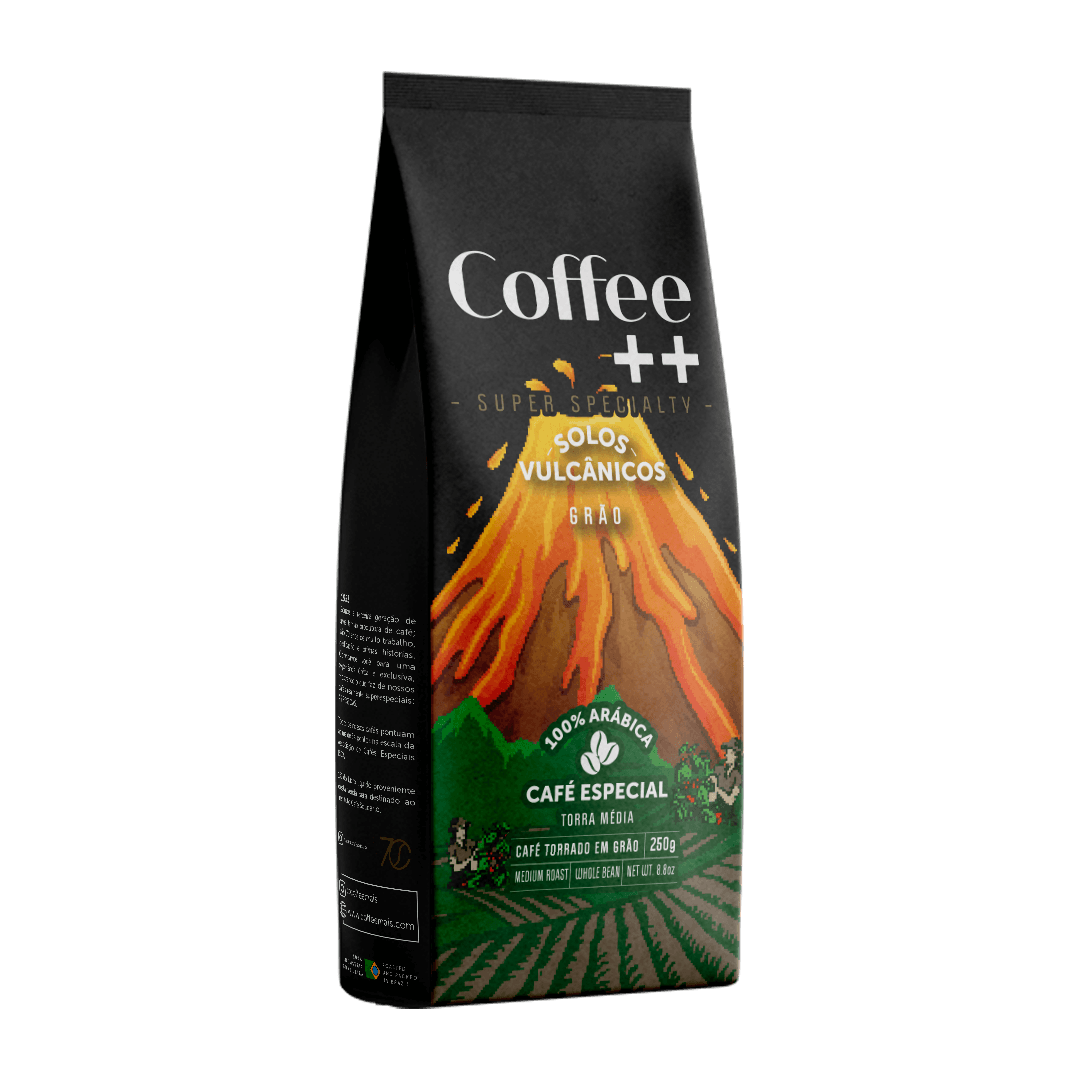 Café COFFEE++ em Grão Solos Vulcânicos 250g - Angeloni Supermercado