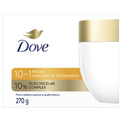 Máscara de tratamento DOVE Brilho Caixa 270g