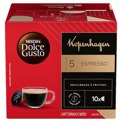 Café NESCAFÉ Dolce Gusto Kopenhagen Espresso com 10 Cápsulas