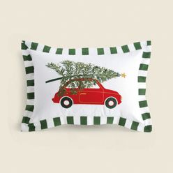 Almofada Tree Algodão Verde 45x30cm - A\CASA