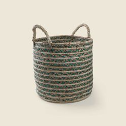 Cesto Fibra Natural Mint 31cm - A\CASA
