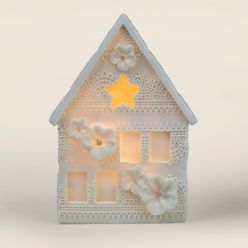 Adorno Led Resina 11.5x16cm - A\CASA