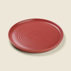 Prato Raso Daily Cerâmica Vermelho 26cm - A\CASA