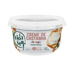 Creme De Castanha De Caju Vida Veg Tradicional 180g