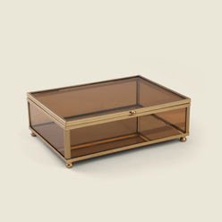 Caixa Vidro 18x14cm - A\CASA