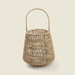 Lanterna Decorativa Plástico Trama 9x20cm - A\CASA