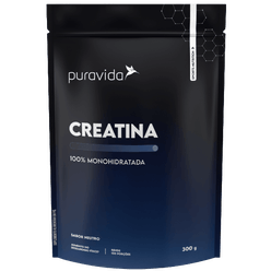 Creatina PURAVIDA Monohidratada Neutro 300g