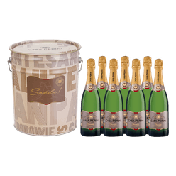 Kit Espumante CASA PERINI Brut com Balde com 7 Garrafas de 750ml cada