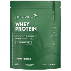 Whey Protein PURAVIDA Isolado Neutro 450g