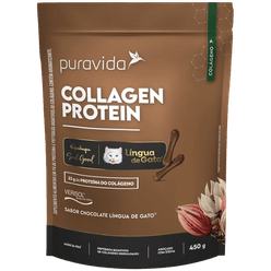 Collagen Protein PURAVIDA Língua de Gato 450g