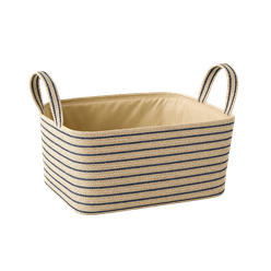 Cesto Algodão Navy 30x22cm - A\CASA