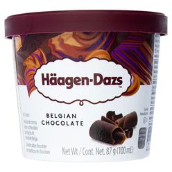 Sorvete HAAGEN DAZS Chocolate Belga 100ml