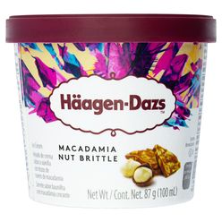 Sorvete HAAGEN DAZS Macadâmia 100ml