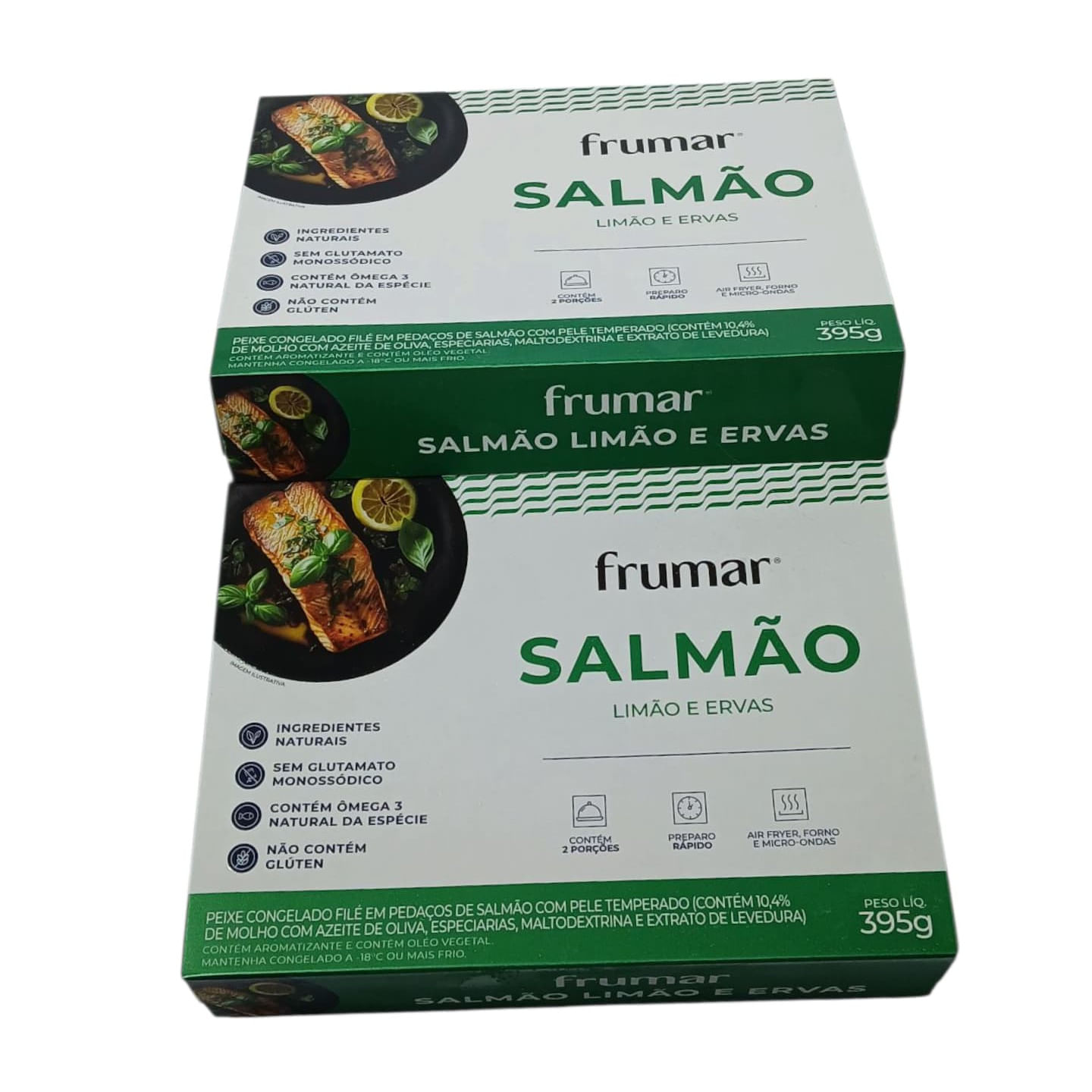 Filé de Salmão FRUMAR Limão e Ervas Congelado 395g