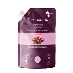Refil Sabonete Líquido ORGÂNICA Framboesa & Orquídea 750ml