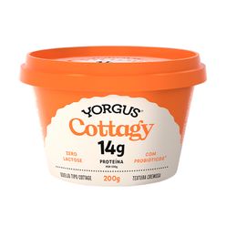Queijo YORGUS Cottagy Zero Lactose 14g de Proteina 200g