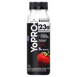 Iogurte YOPRO 23g de Proteínas Morango Zero Lactose 250g