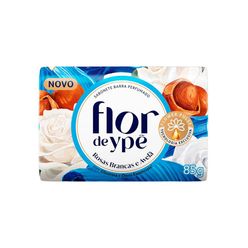 Sabonete Flor De YPÊ Suave - Azul - Rosas Brancas e Avelã 85G - Glicerina e Óleos Essenciais
