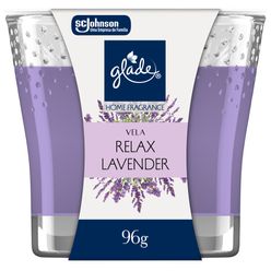 Vela Perfumada GLADE Relax Lavanda e Sândalo 96g