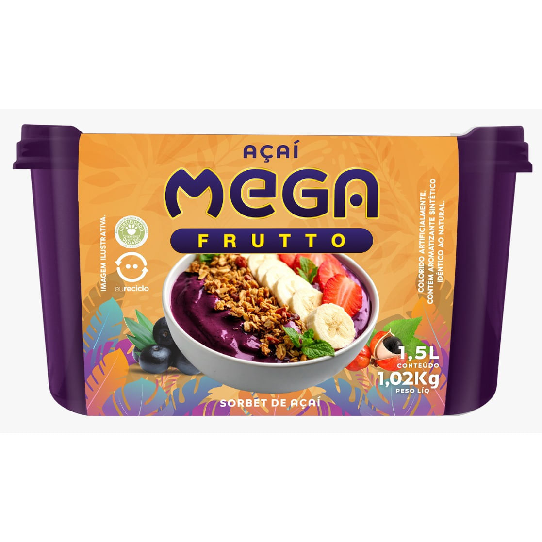 Açaí MEGA FRUTTO 1.5L