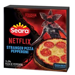 Pizza SEARA Netflix Stranger Pepperoni Congelada 210g