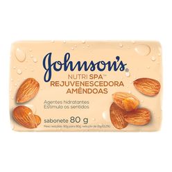 Sabonete JOHNSON'S Nutri Spa Rejuvenecedora Amêndoas 80g