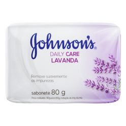 Sabonete JOHNSON'S Daily Care Lavanda 80g