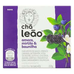 Chá LEÃO Amora,Mirtilo & Baunilha 22g