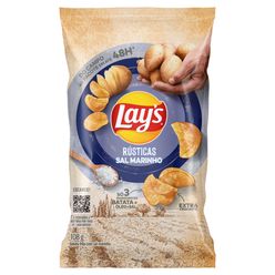 Batata LAYS Rústicas Sal Marinho 108g