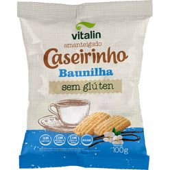 Biscoito VITALIN Amanteigado Caseirinho Baunilha Sem Glúten e Lactose 100g