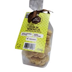 Biscoito SEU DIVINO Flor de Maracujá Sem Glúten e Lactose 130g