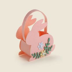 Cesto Coelho A\CASA Bloom Feltró 24cm